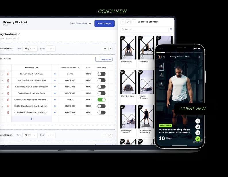 Build Custom Workout Programs